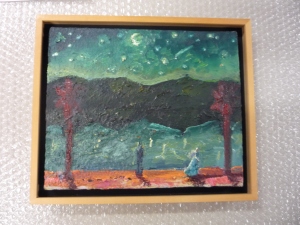 Moonlight Bride, 1982 Oil on canvas 9 x 12 inches