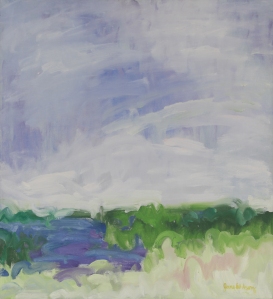 Near Seven Ponds, 1961 Oil on canvas 20 x 19 inches