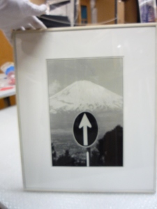 Mt. Fuji and Sign, Mt. Fuji, Japan, ca. 1979 Gelatin silver print 12 x 8 inches Theme : Manmade Landscapes