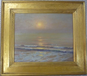 Pale Moonlight, 1943  Oil on masonite 10 x 12 inches 